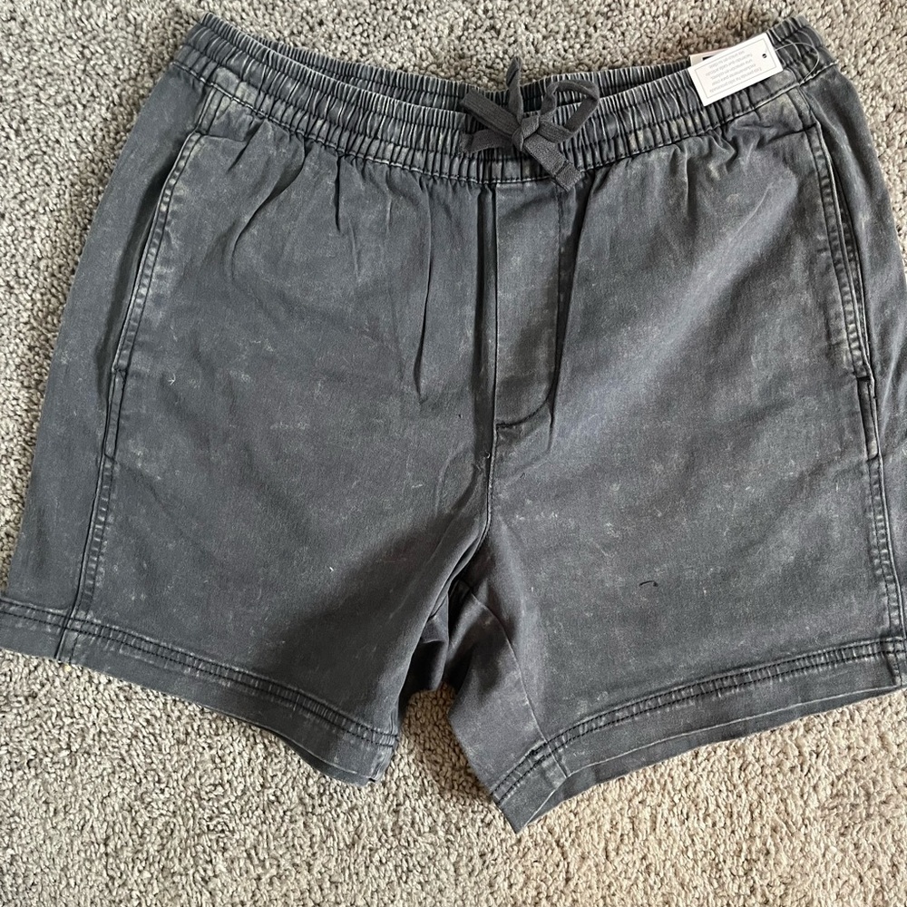 No Boundaries Men’s Grey Twill Shorts